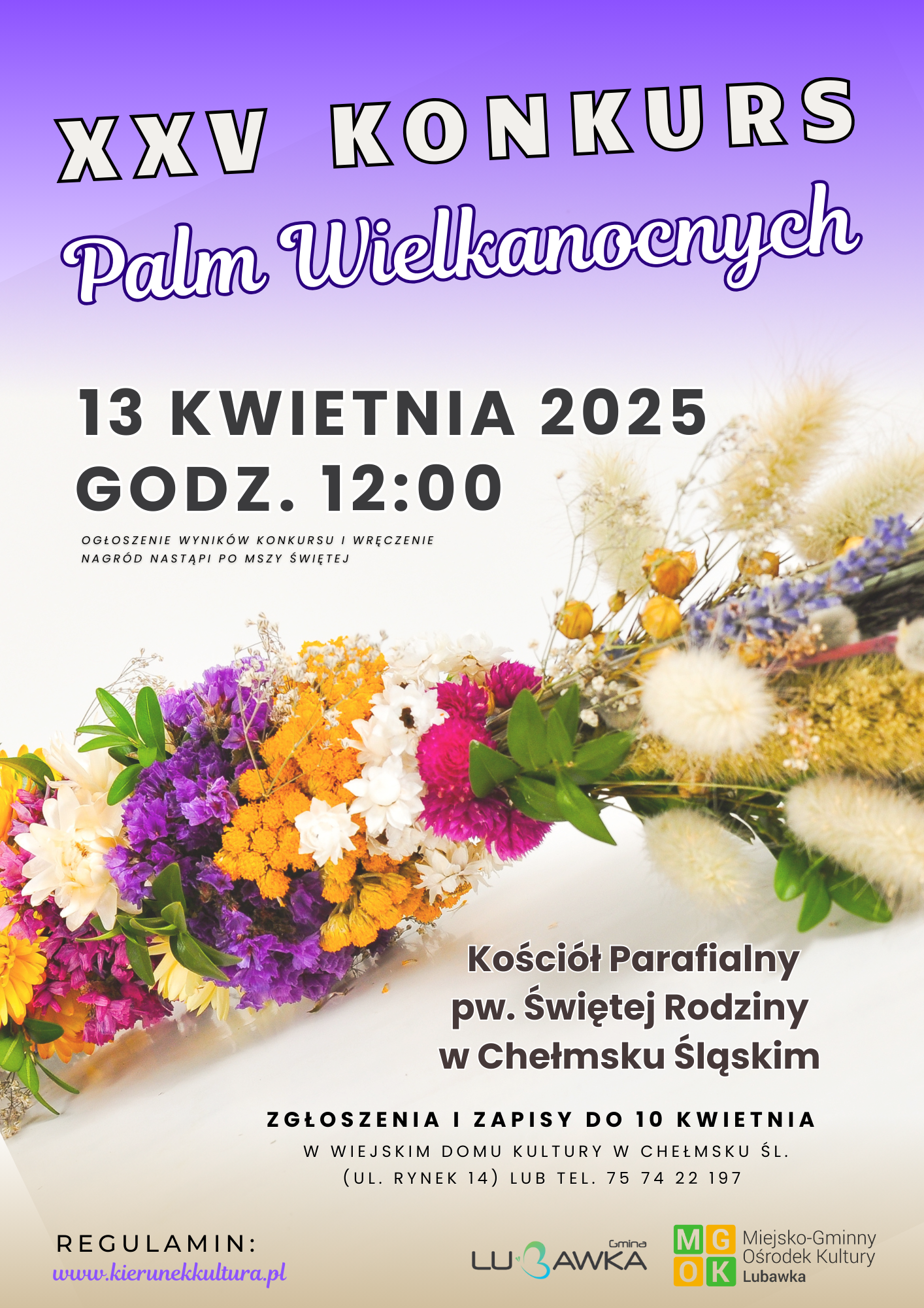 XXV Konkurs Palm Wielkanocnych – zapraszamy do udziału!