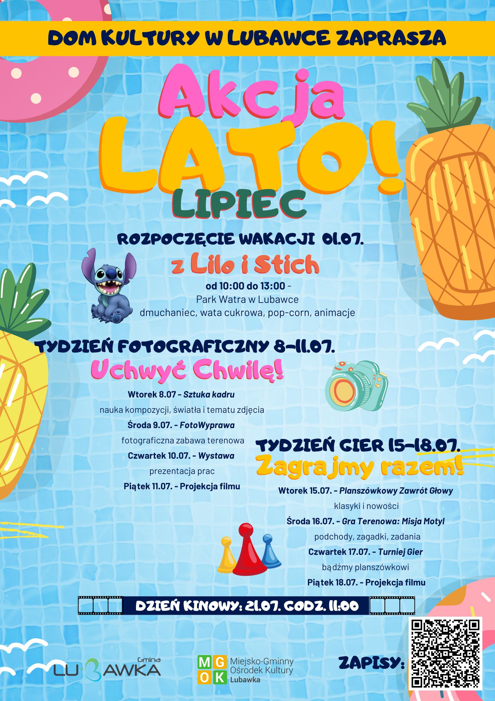 Akcja Lato Lipiec 2025 Zapisy